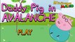Peppa Pig Daddy Pig In Avalanche Свинка Пеппа Папа Свин под лавиной Игра прохождение Смоте