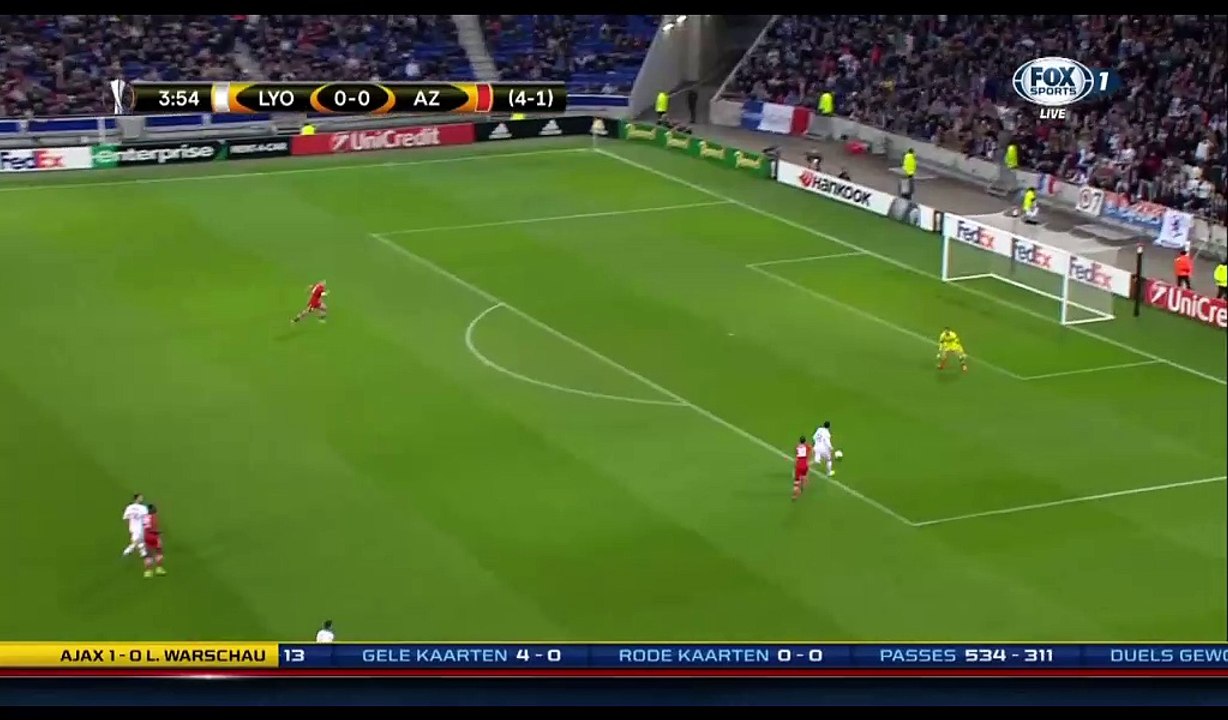 Nabil Fekir Goal HD - Lyon 1-0 AZ Alkmaar - 23.02.2017