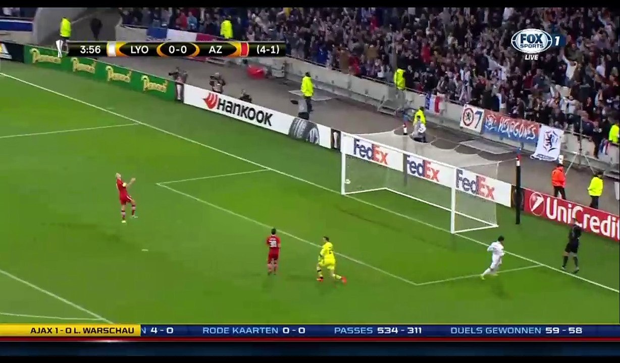 Nabil Fekir Goal HD - Lyon 1-0 AZ Alkmaar - 23.02.2017