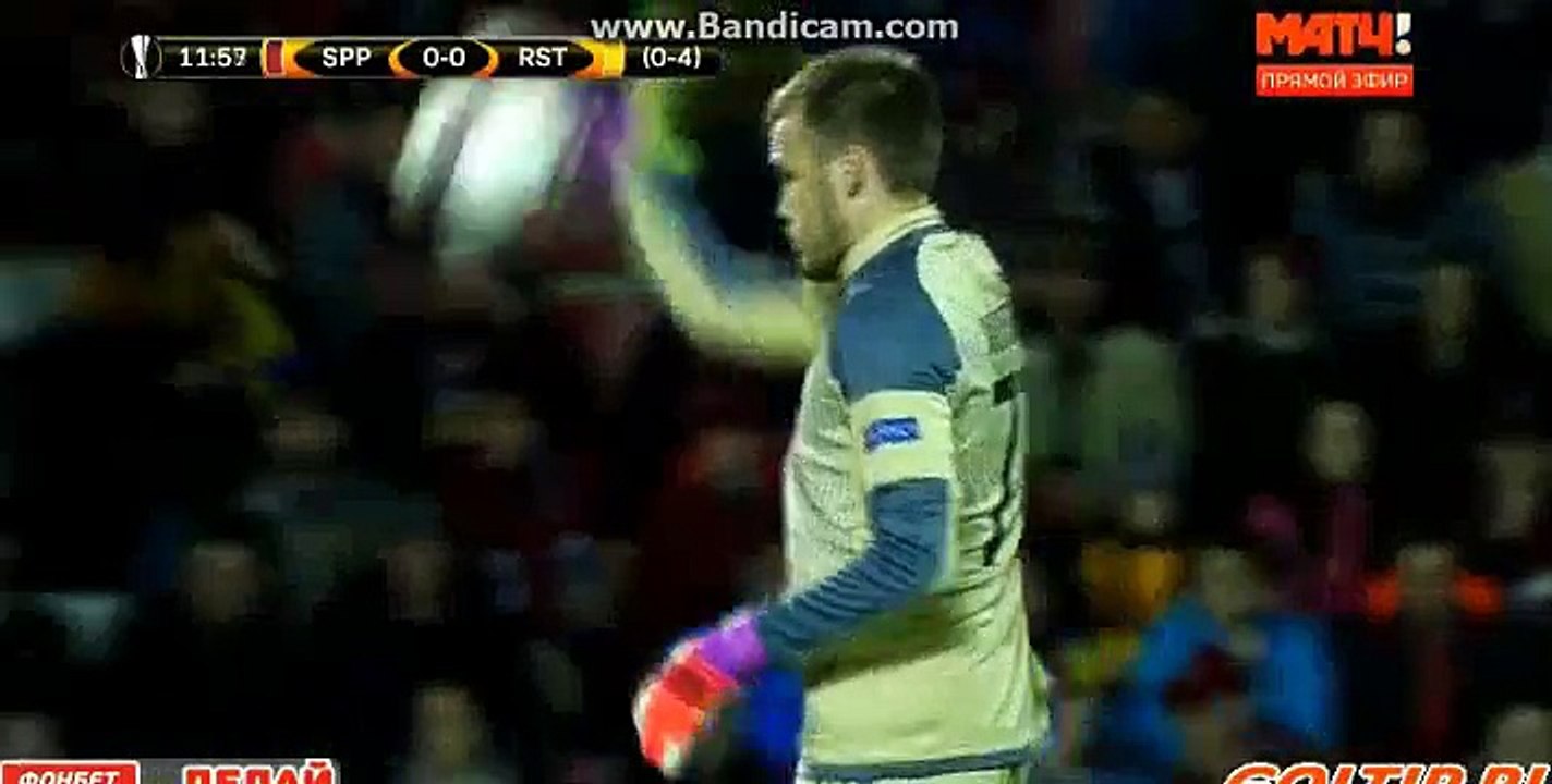 Dimitri Poloz Goal HD -Sparta Prague 0 - 1 FC Rostov  02.16.2017 HD