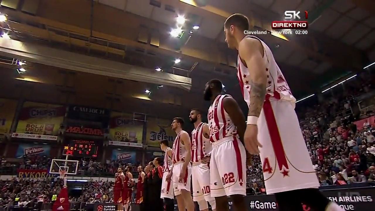 Delije - Himna Evrolige | Crvena zvezda - Galatasaray 77:58