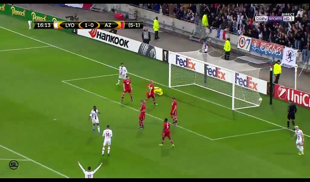 Maxwel Cornet Goal HD - Lyon 2-0 AZ Alkmaar - 23.02.2017
