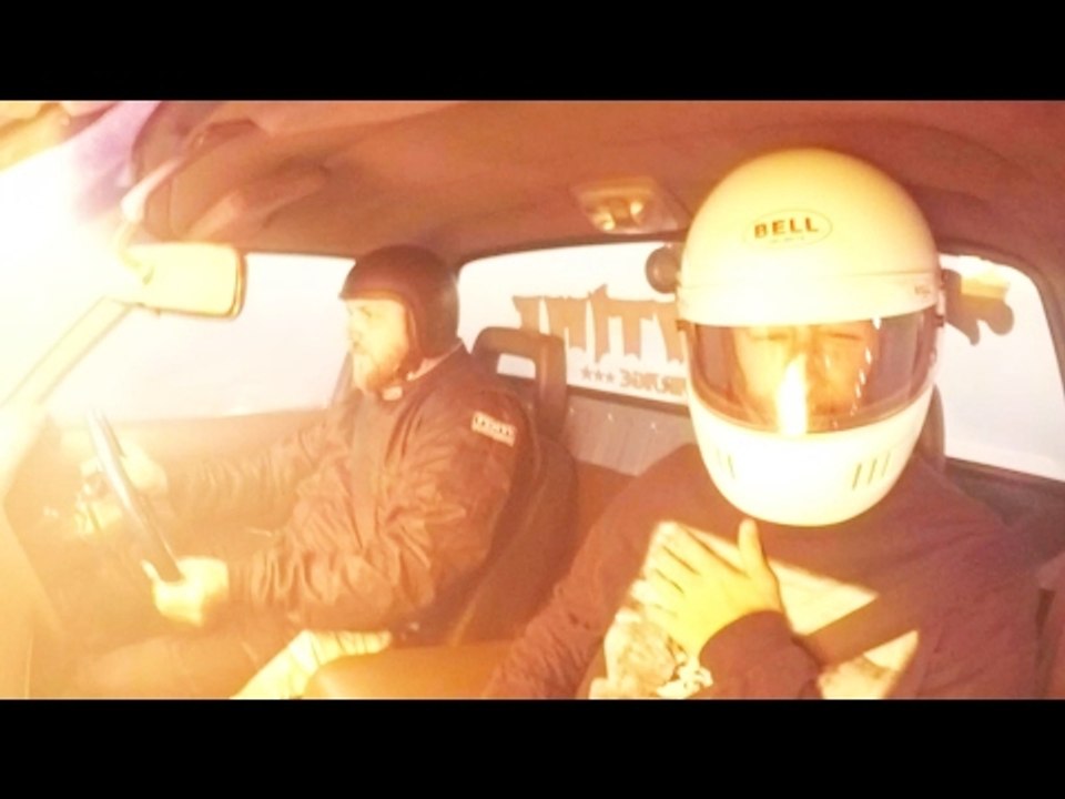 Burnout Car Catches ON FIRE! He KEPT GOING!?