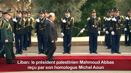 Le président palestinien rencontre son homologue libanais (2)