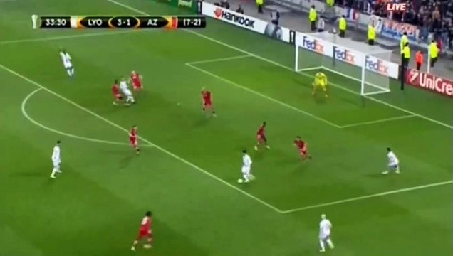 Sergi Darder Goal HD - Olympique Lyonnais 3-1 AZ Alkmaar - 23.02.2017 HD