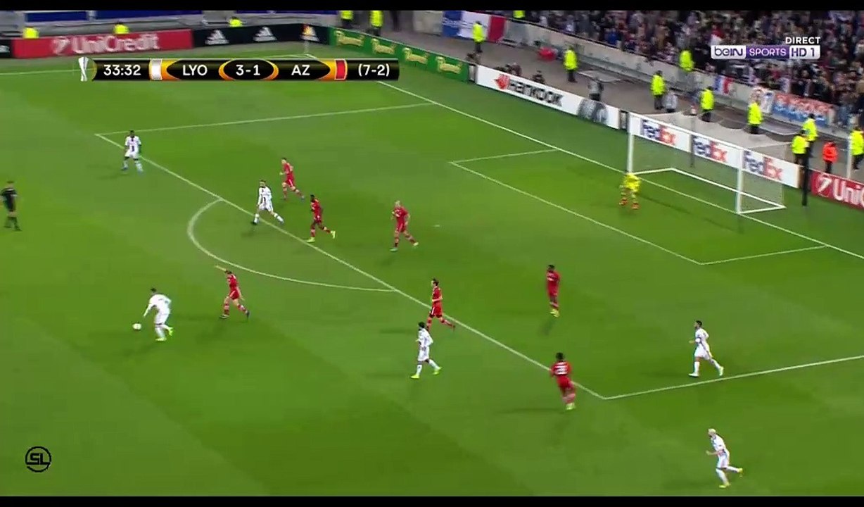 Sergi Darder Goal HD - Lyon 4-1 AZ Alkmaar - 23.02.2017