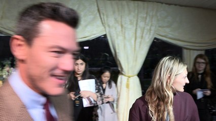 Luke Evans' younger self would be laughing his head off!