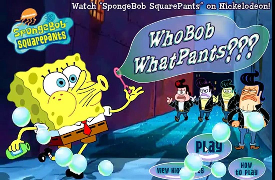 Bob Esponja , Juegos De Bob Esponja