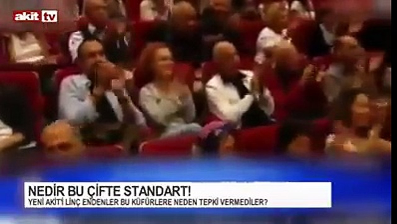 Cumhurbaşkanımızın annesine küfrettiler, tüm değerlerimize küfrettiler, Akit Tv den bir çıkış gelince güçlerine gitti. Demek ki ne imiş, değerlerime saygılı ol, ben de sana saygılı olayım...