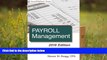 Read Online Payroll Management: 2016 Edition Full Book