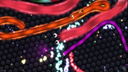 Slither.io New Slug Skin Party In Slitherio! (Slitherio Epic Trolling Moments)