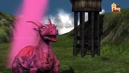 Evil Dragon Animals Cartoons For Children Shark Dinosaur Gorilla Color Elephant 3D Childre