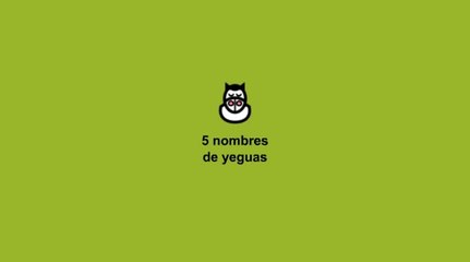 Nombres para yeguas