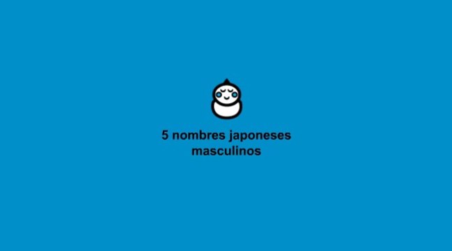 Nombres japoneses para niños