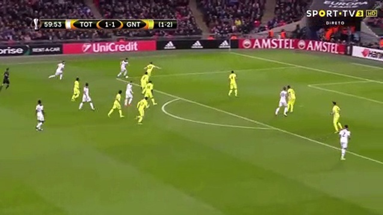 Victor Wanyama Goal HD - Tottenham Hotspur 2-1 KAA Gent - 23.02.2017 HD