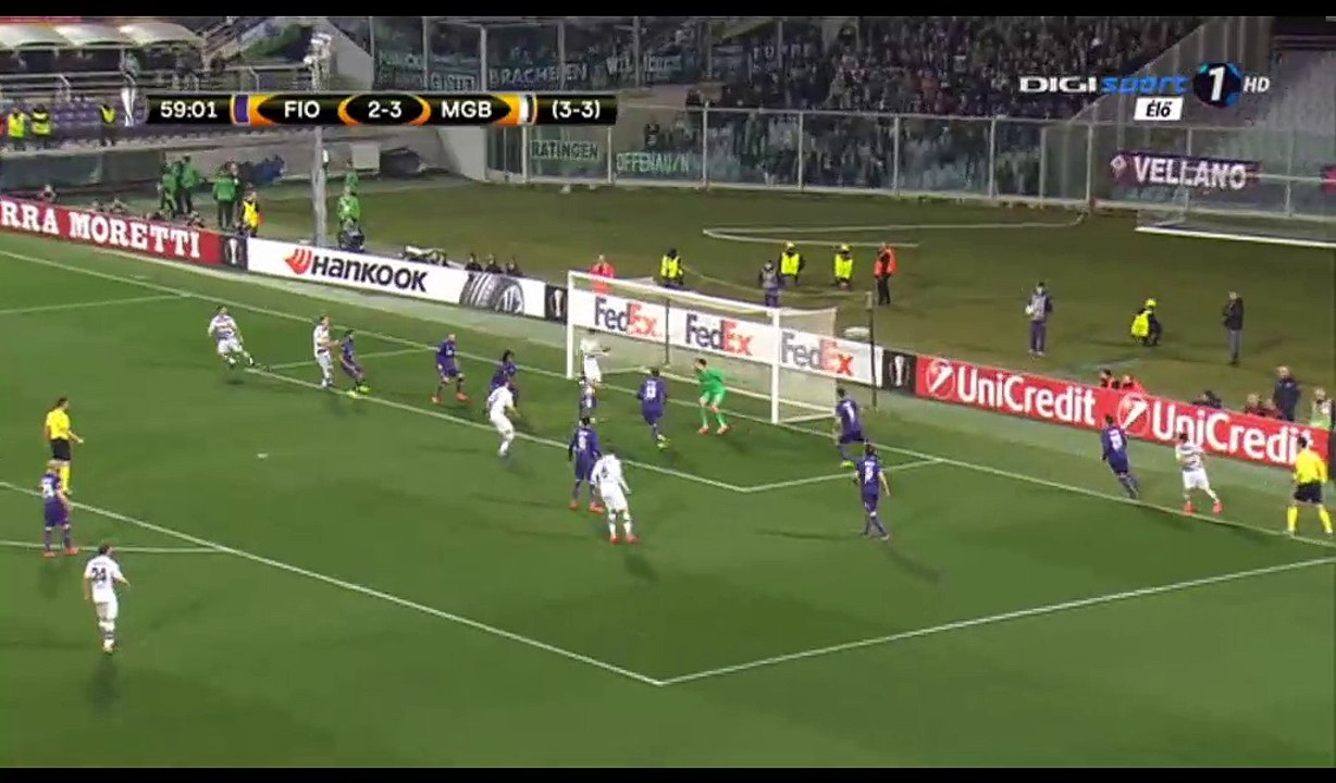 Andreas Christensen Goal HD - Fiorentina 2-4 B. Monchengladbach - 23.02.2017