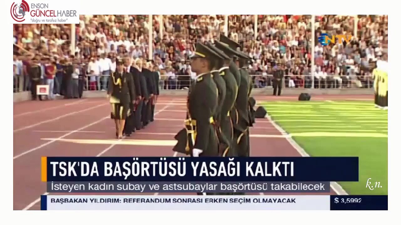 TSK'da Baş örtüsü yasağı kalktı