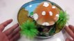DIY How To Make Toad House Gold Kinetic Sand Slime Learn Colors Slime Clay Icecream