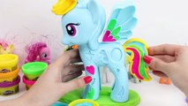 Play Doh Rainbow Dash My Little Pony Style Salon PlayDough Salon Branché | Peinados de col