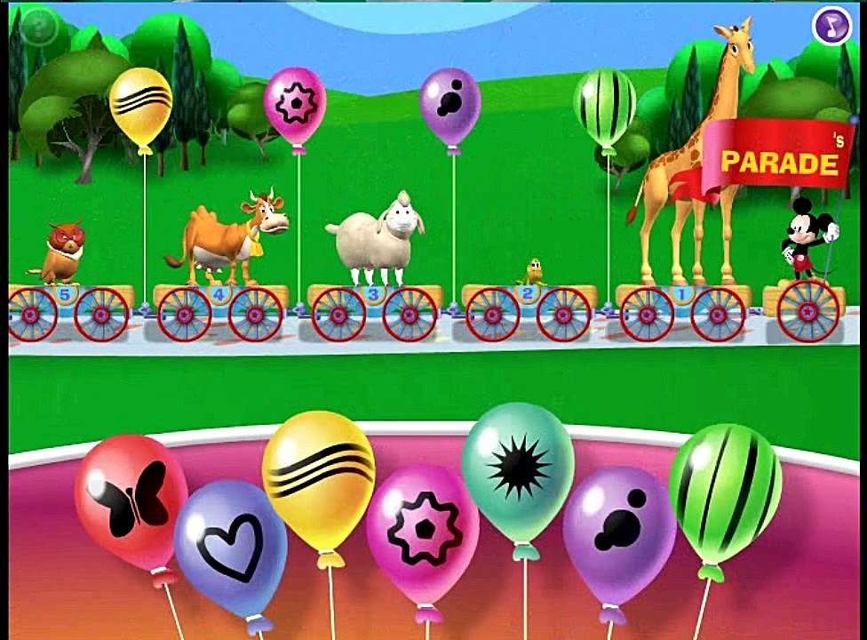 Mickey Mouse Clubhouse Completa de los Episodios de Juego de Mickey Animal Desfile Completo Tutorial