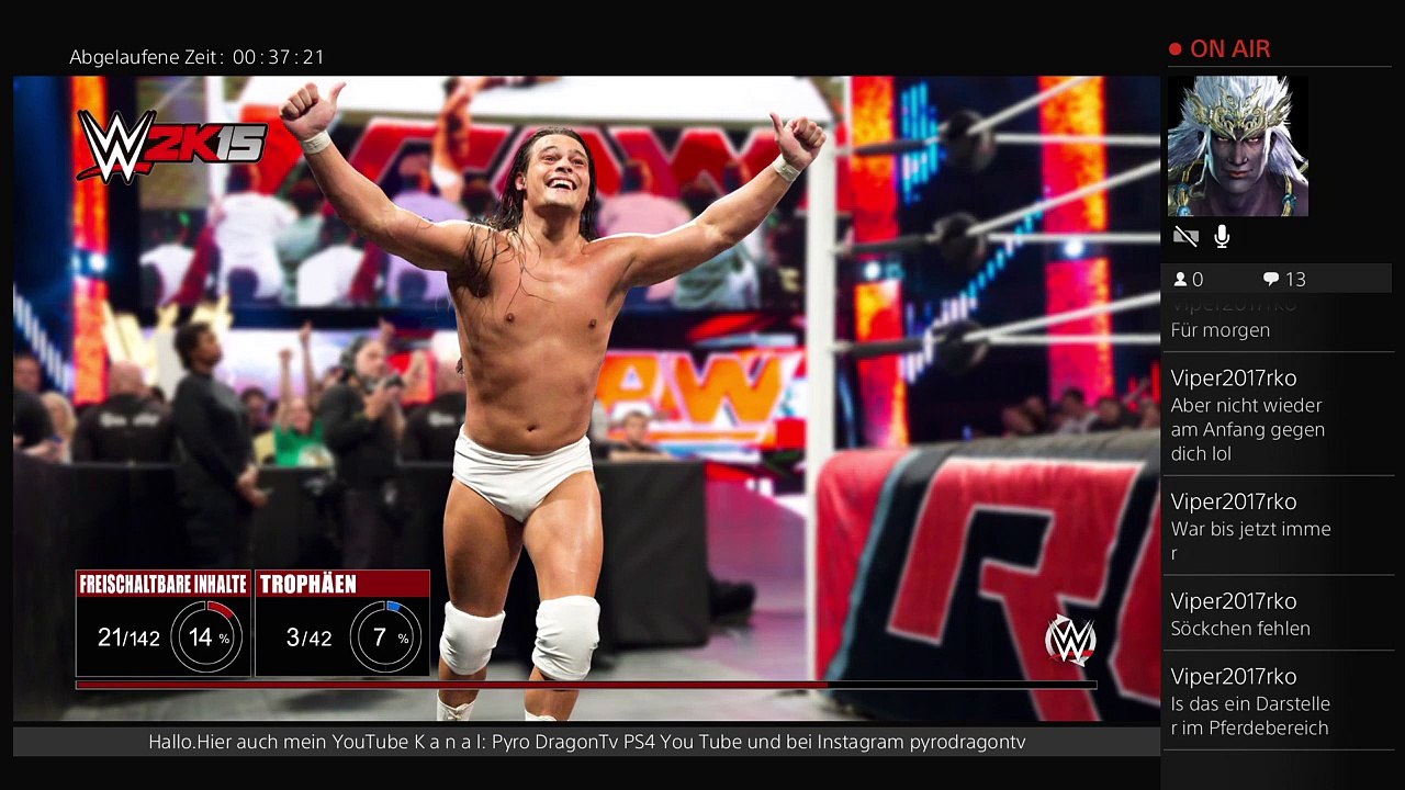 GER/PS4  Pyro DragonTv Spezialstream WWE 2K15 bis 2Uhr (40)