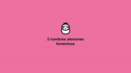 Nombres alemanes para niñas