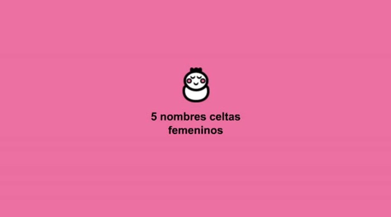 Nombres celtas para niñas