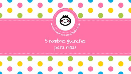 Nombres guanches para niñas