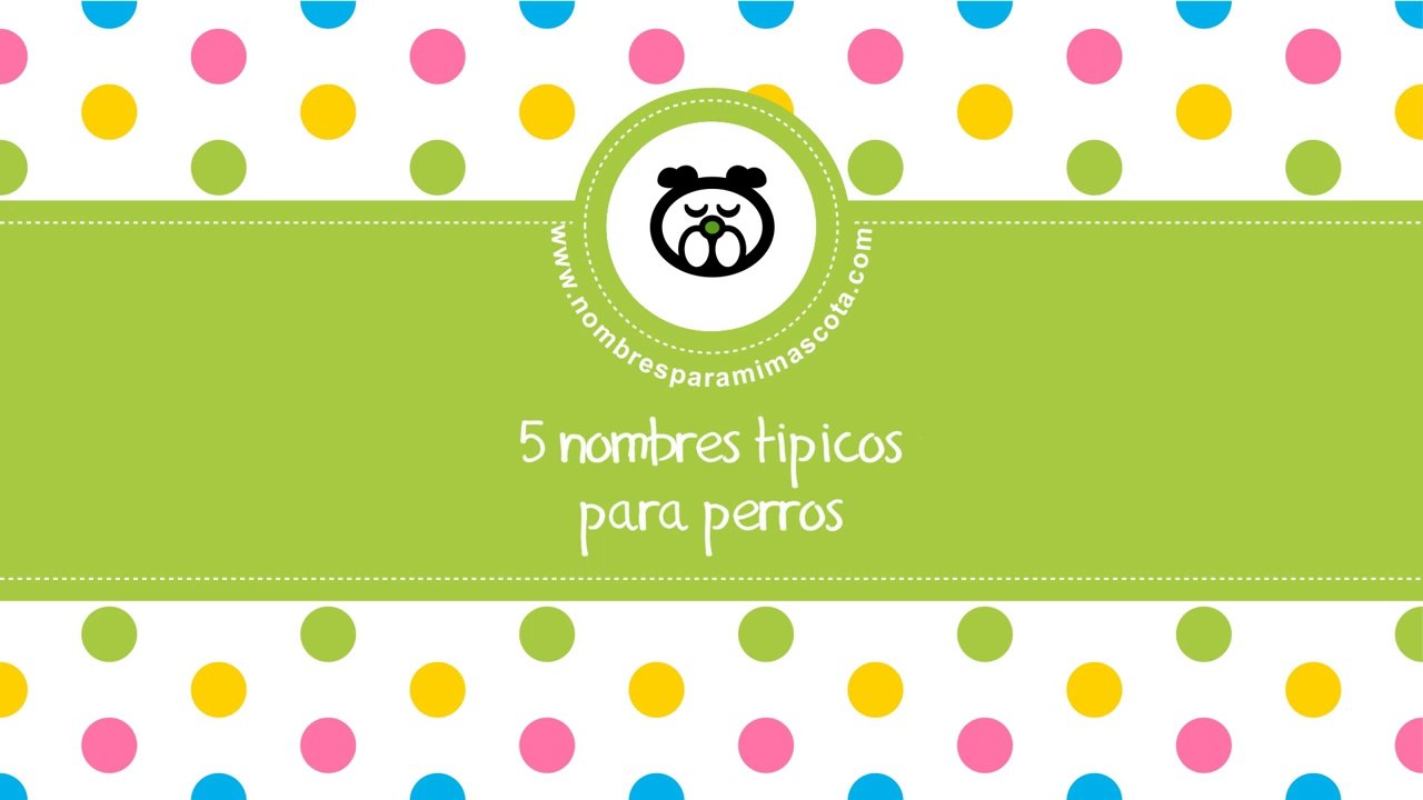 Nombres tipicos para perros - los mejores nombres para mascotas - www.nombresparamimascota.com