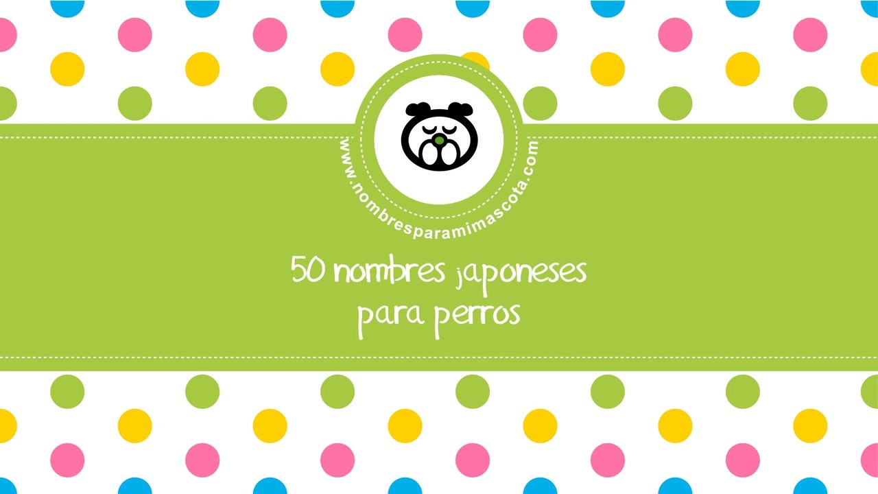 50 nombres japoneses para perros - los mejores nombres de perros - www.nombresparamimascota.com