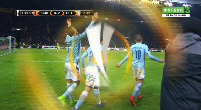 Gustavo Daniel Cabral Goal HD - Shakhtar Donetsk	0-2 Celta Vigo 23.02.2017