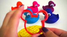 Learn Colors with Play Doh Ducks and Fish Molds Fun Creative for Kids Compilation EggVideo