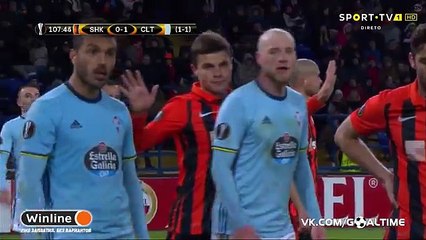 Gustavo Daniel Cabral extra time Goal HD - Shakhtar Donetsk 0-2 Celta Vigo 23.02.2017