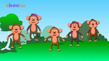 Monkeys Cartoons Animation Singing Finger Family Nursery Rhymes for Preschool Childrens Song