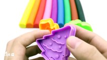 Glitter Play Doh Learn Colors with Elephant Pine Popsicle Molds Fun & Creative For Kids