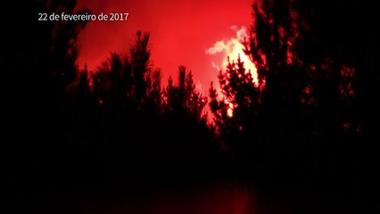 Novo incêndio florestal no Chile
