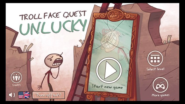 Troll Face Quest Unlucky Walkthrough All Levels