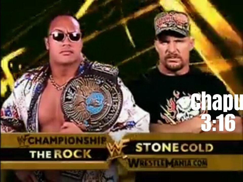 WrestleMania 17 Stone Cold Vs. The Rock - Lucha Completa en Español (By el Chapu)