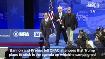 Steve Bannon, Reince Priebus speak at CPAC