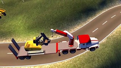 игра стройка | грузовик и эсковатор | видео для детей # 1