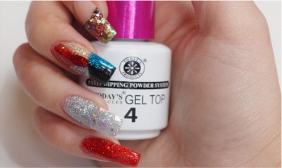 dipping glitter acrylic. today's products