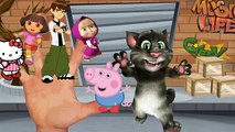 Talking Tom and Friends Talking Angela Finger Family Song Nursery Rhymes Compilation Gamep