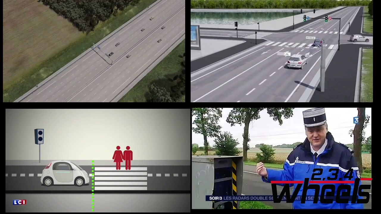 Demolierter Radarkasten gleich neben der Grenze