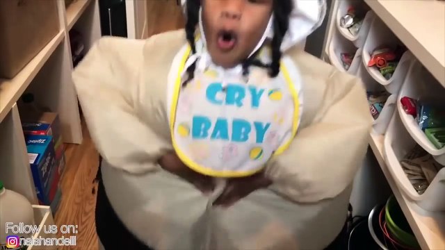 Giant Gummy Snake Candy Challenge Vs Super Bad Baby Attacked-HMQh2BSyfH4