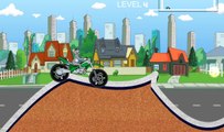 Tom Y Jerry Moto Juegos de dibujos animados para Niños de Policía de la Bicicleta de Vídeos Para Niños | Poli
