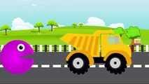 LEARN COLORS, Dump Truck Pacman Cartoon, Kids Learning Videos Colours to Kids Toddlers Baby