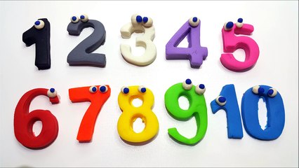 Learn To Count with PLAY-DOH Numbers! 1 to 20! Counting New Special Edition Mini Cans Open