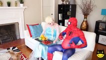Spiderman y Congelada Película Completa de Spiderman y Congelado Elsa vs Joker Maléfica de Spiderman En