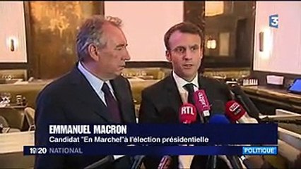 Présidentielle 2017 : Emmanuel Macron et François Bayrou, la rencontre ! r