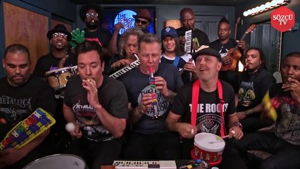 Metallica ilkokul enstrümanlarıyla metal yaptı! Sosyal medya yıkıldı!..